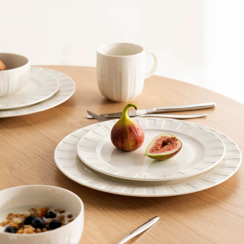 Stiernholm Senja tallerken 27 cm hvit