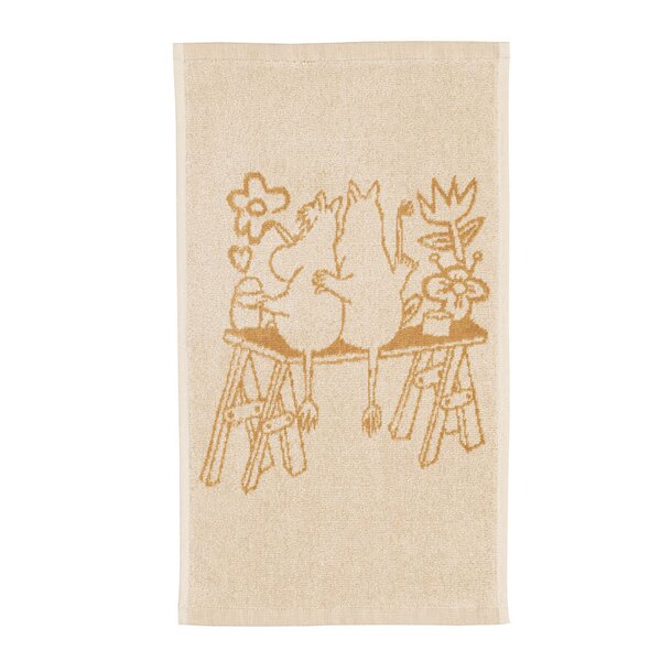 MoominArabia Mummi håndkle 30x50 cm Kjærlighet beige