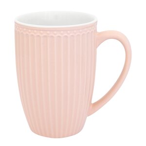 GreenGate Everyday Alice høyt krus 40 cl pale pink