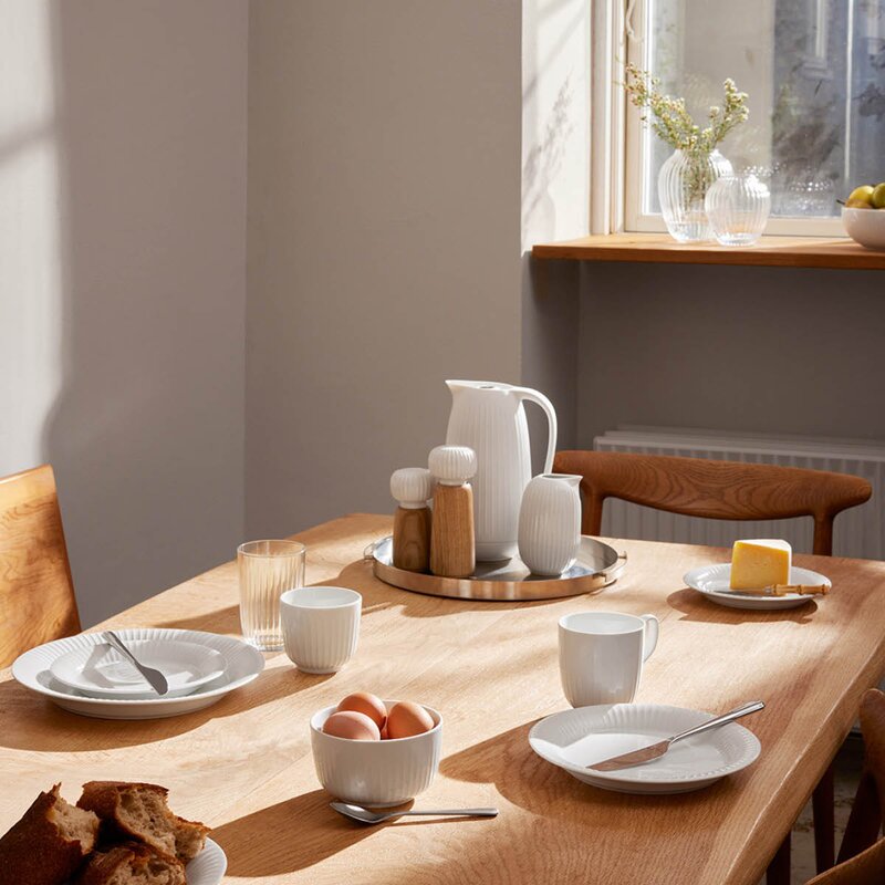 Kähler Hammershøi tallerken 22 cm hvit