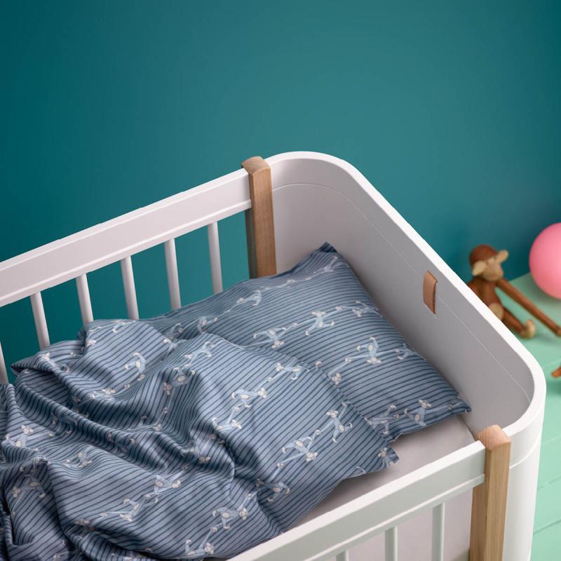 Kay Bojesen Denmark Apekatt  sengetøy 70x100 cm babyblå