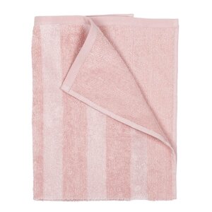 Fondaco Stripe badehåndkle 70x140 cm lys rosa