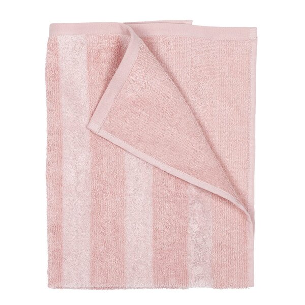 Fondaco Stripe badehåndkle 70x140 cm lys rosa