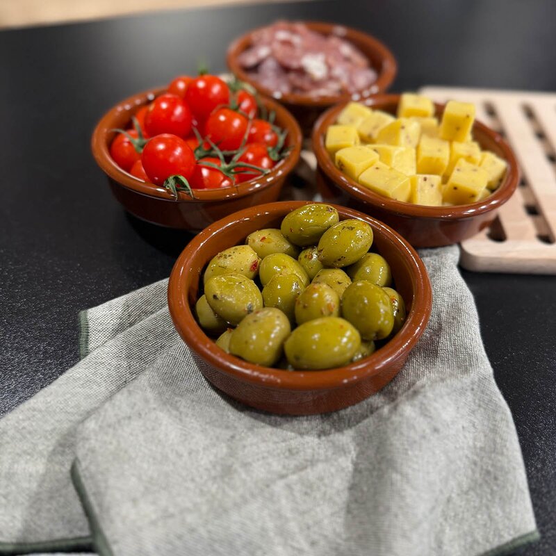 Regas Tapasform 11,5 cm 6 stk terrakotta