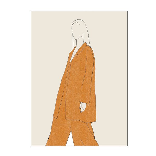 Poster & Frame The Poster Club x Chloe Purpero Johnson poster 30x40 cm comfy suit