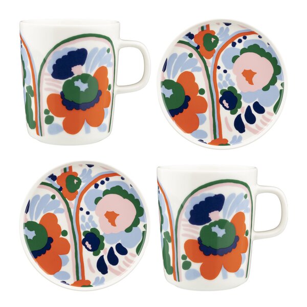 Marimekko Karuselli frokostsett 4 deler 25 cl