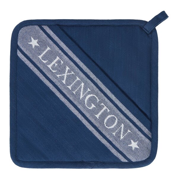 Lexington Icons gryteholder stjerne 25x25 cm dress blå/hvit