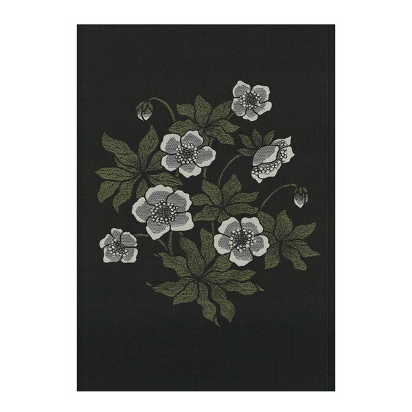 Ekelund Skumringsblomst håndkle 48x70 cm grønn
