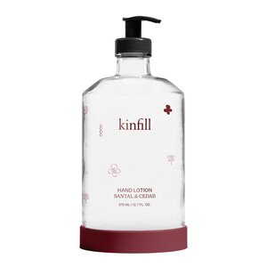 Kinfill Håndkrem med glassdispenser 375 ml santal & cedar