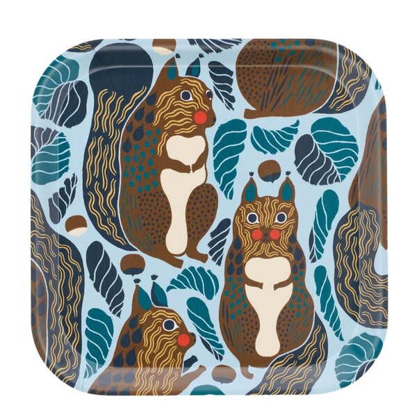 Marimekko Kurre brett 20x20 cm sky blue