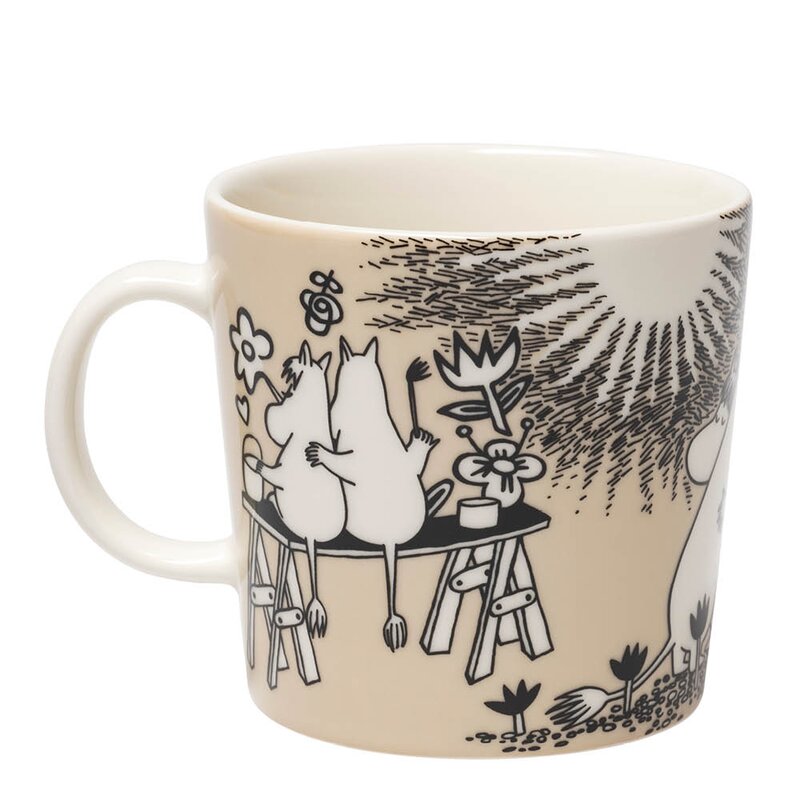 MoominArabia Mummikopp 40 cl Kjærlighet beige