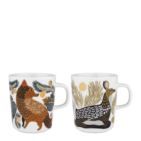 Marimekko Oiva Ketunmarja krus 2,5 dl 2 stk 