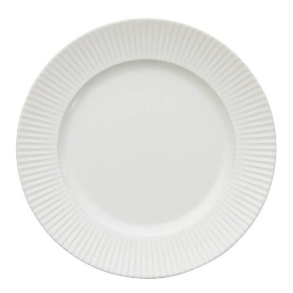 Aida Groovy stentøy frokosttallerken 21 cm hvit