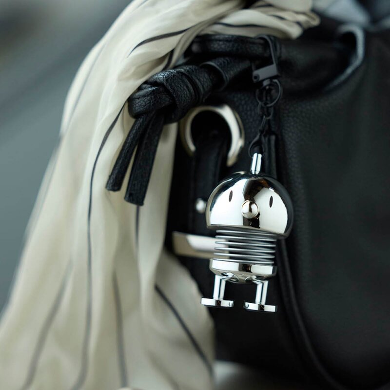 Hoptimist Bag charm 5,9 cm krom