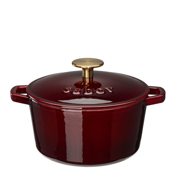 Sabor Classic støpejernsgryte 2L Zinfandel Brass