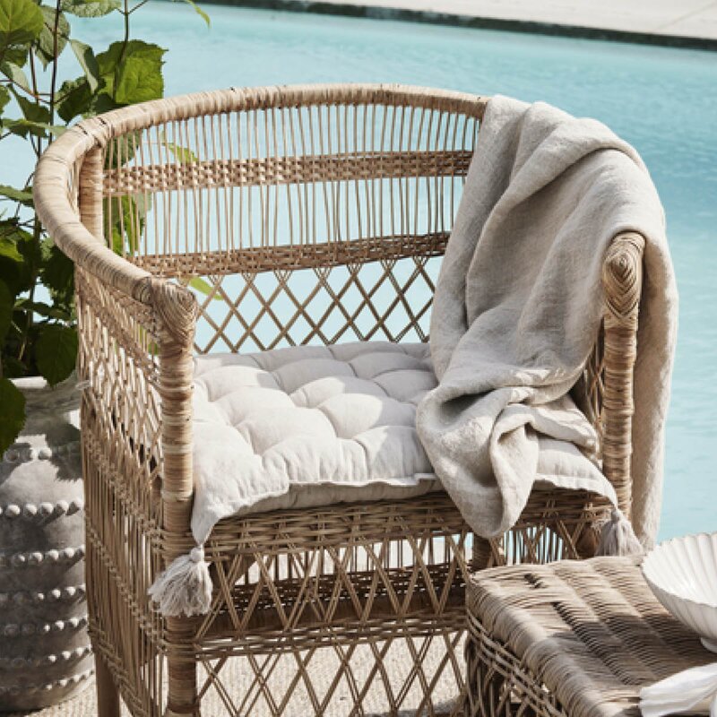 Lene Bjerre Ana pledd 170x130 cm lin