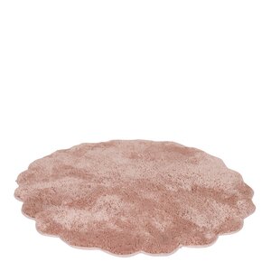 Fondaco Ellen rund badematte Ø90 cm rosa