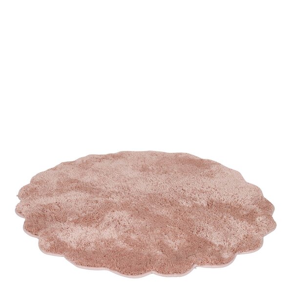 Fondaco Ellen rund badematte Ø90 cm rosa