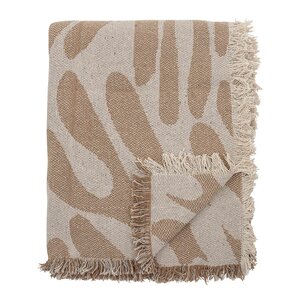 Bloomingville Pledd Alk 160x130 cm brun