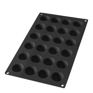 Lékué Silikonform halvkule 24 hull svart