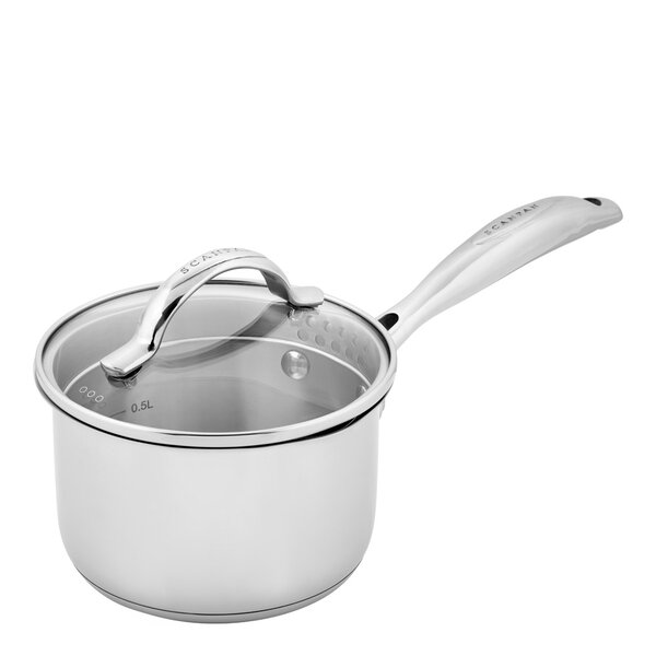 Scanpan STS kasserolle med lokk 1,2L rustfri
