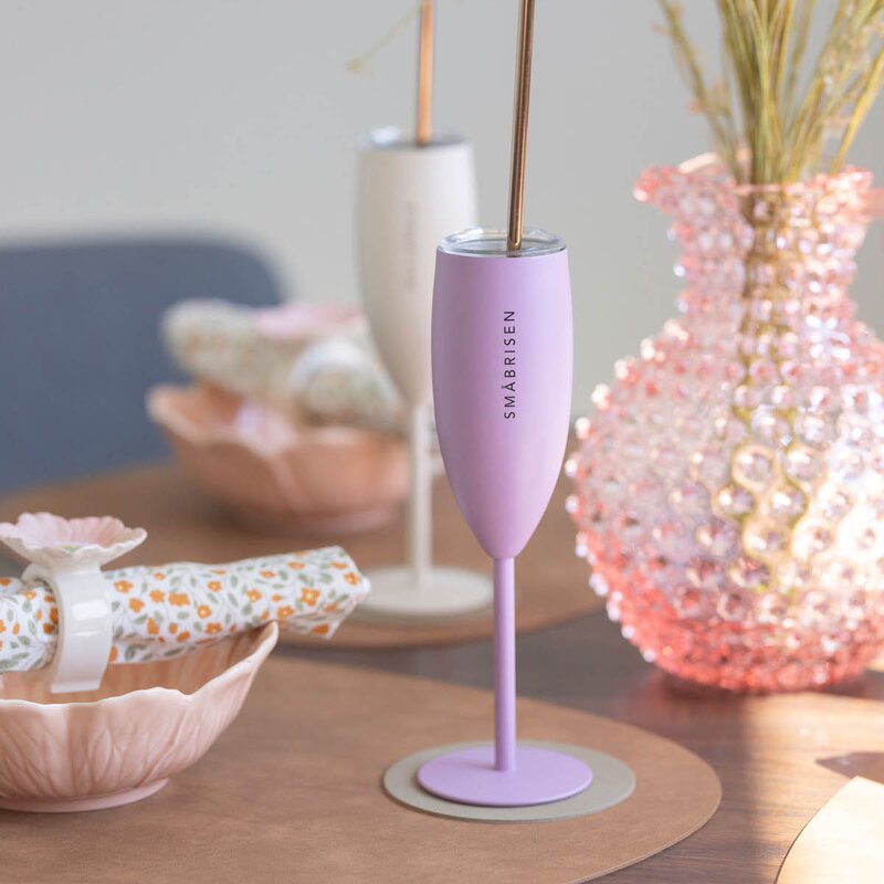 Pictureit Termo champagneglass småbrisen 12 cl lys lilla