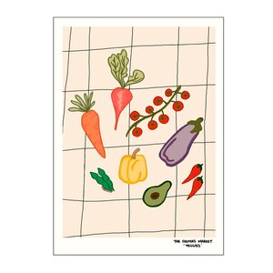 Poster & Frame Engberg Studio poster 30x40 cm farmers market veggies