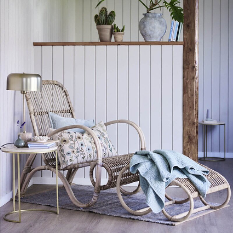 Lene Bjerre Isabelle pledd 170x130 cm sage