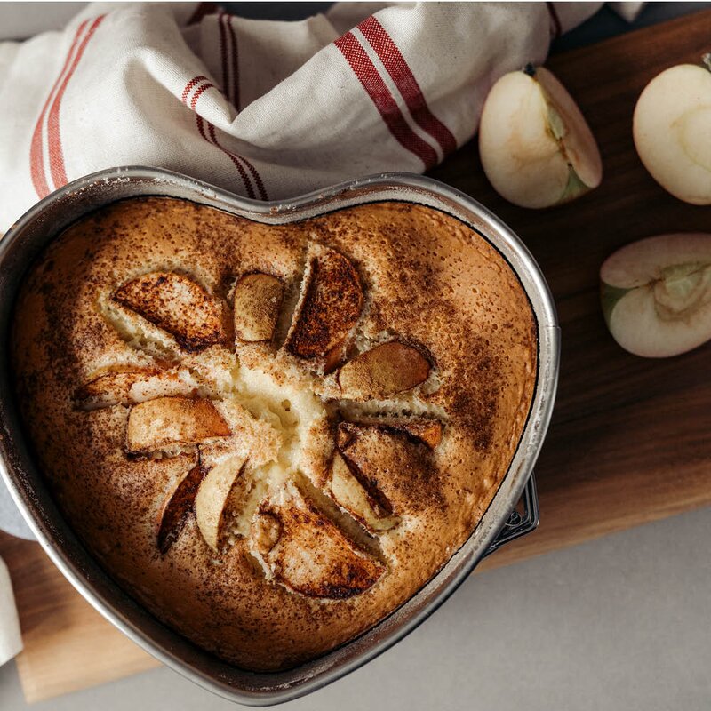 Anders Petter Steel Essentials springform 20x22 cm hjerte