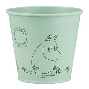 Muurla Mummi metallpotte 11 cm grønn