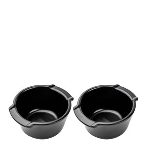 Peugeot Appolia duo ramekin 11 cm sateng svart