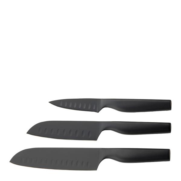 Dorre Sukai knivsett 3 stk svart