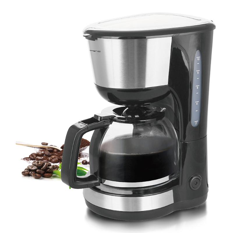 EMERIO Kaffetrakter CME-122933 1,25L 1000W stål