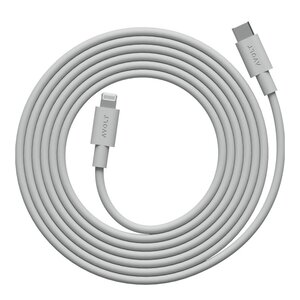 Avolt Cable 1 USB-C til Lightning kabel 2 m Gotland Grey