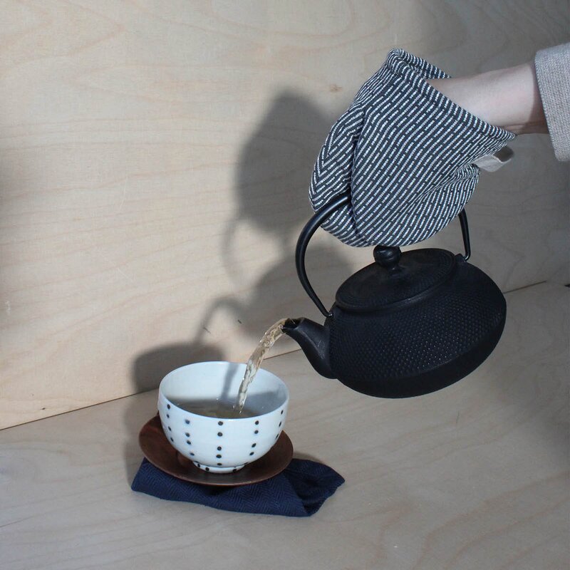 The Organic Company Ovnvotter 14x14 cm 2 stk evening grey