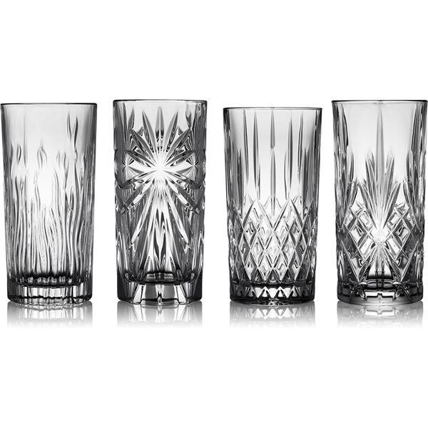 Lyngby Glas Selection highball 36 cl 4 stk