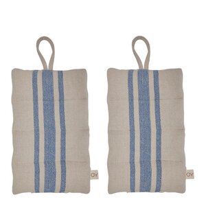 OYOY Linu gryteklut 22x14 cm 2 stk blue