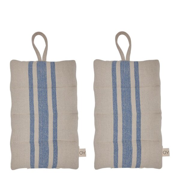 OYOY Linu gryteklut 22x14 cm 2 stk blue