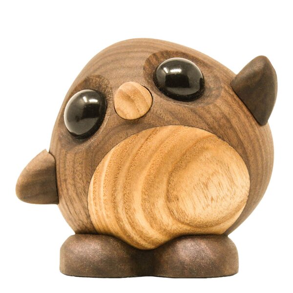 FableWood Daisy pingvin trefigur 8 cm valnøtt/ask