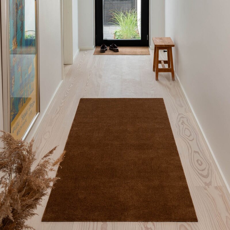 Tica Copenhagen Unicolor gulvmatte 90x60 cm cognac