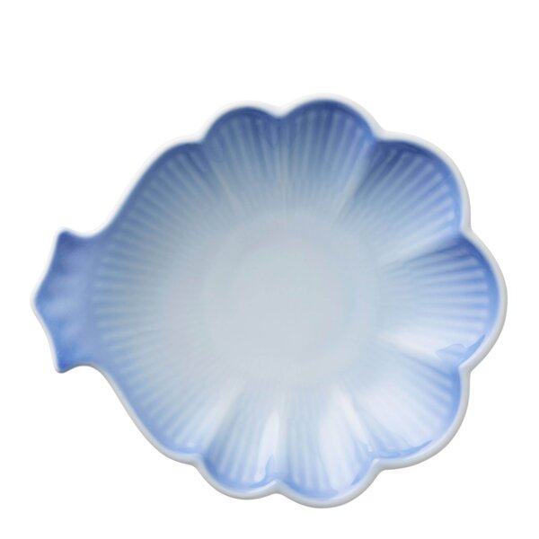 Royal Copenhagen Iris Curl fat dypt 16 cm blå