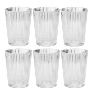 Stelton Pilastro drikkeglass 15 cl 6 stk klar