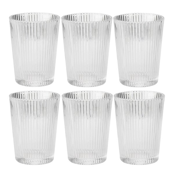 Stelton Pilastro drikkeglass 15 cl 6 stk klar