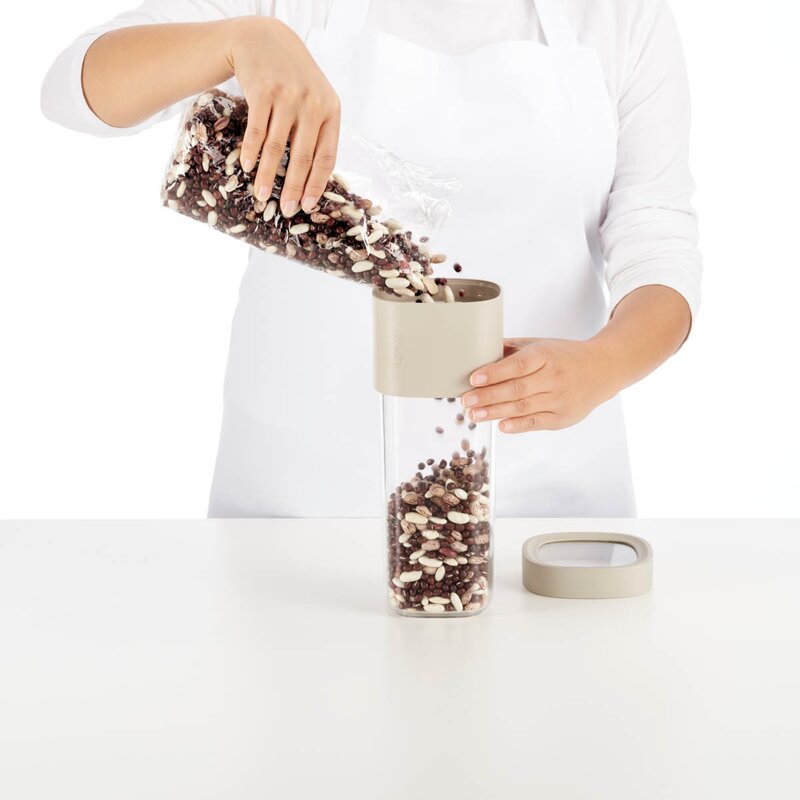 Lékué Flip Storage oppbevaringsboks M med lokk grønn