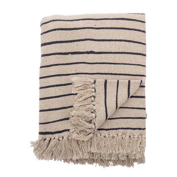 Bloomingville Pledd Eia 160x130 cm natur