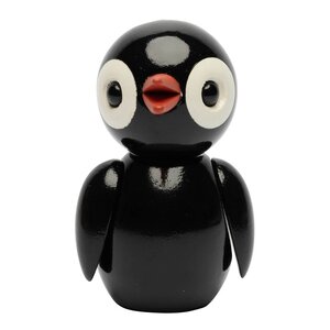 Spring Copenhagen Spring Birds trefigur 6,5 cm bold black