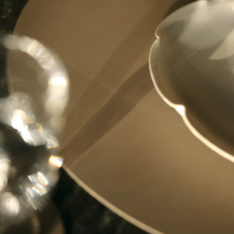 LIND DNA Circle Nupo bordbrikke 38 cm Clay Brown