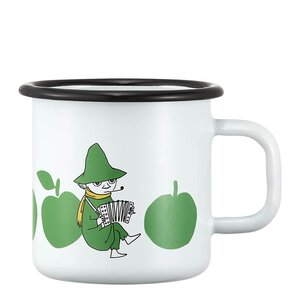 Muurla Mummikopp emalje 37 cl Snusmumrikken eple grønn