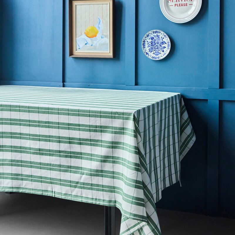 Nicolas Vahé Chef duk 150x260 cm grønn/hvit