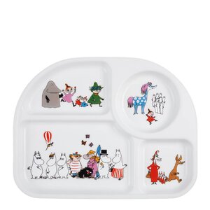 Martinex Mummi barnetallerken 25 cm hvit